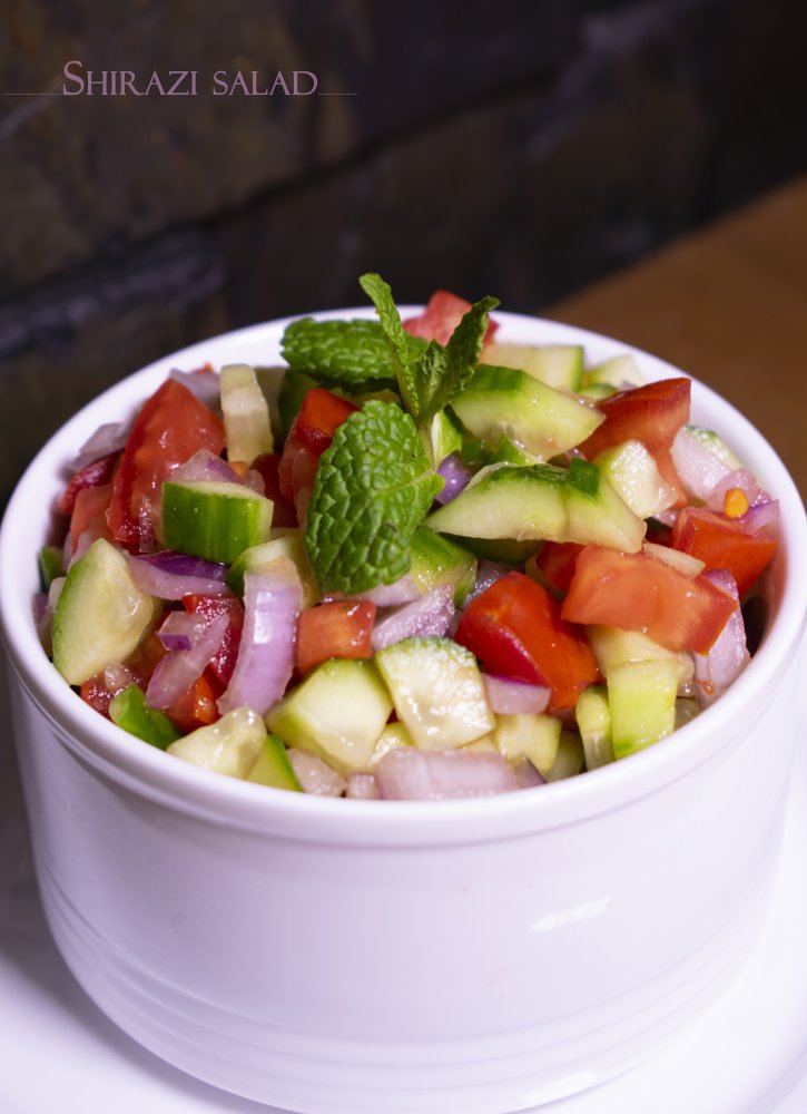 Shirazi Salad Dish